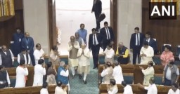 PM Modi receives standing ovation as he walks into new Parliament building